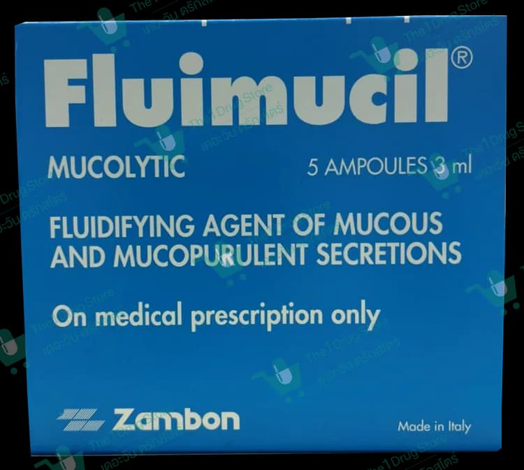 Fluimucil Injection 5x3 ml.