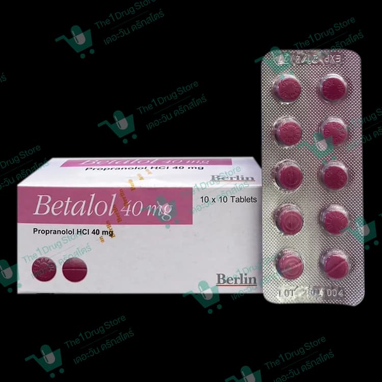 Betalol 40 mg. 10x10's