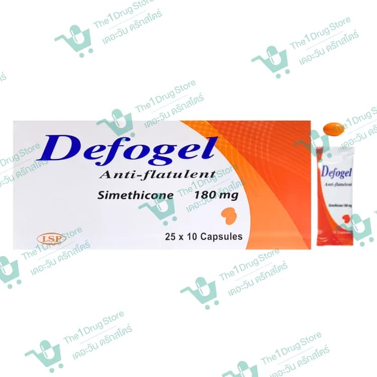 DEFOGEL 180MG. 25X10'S