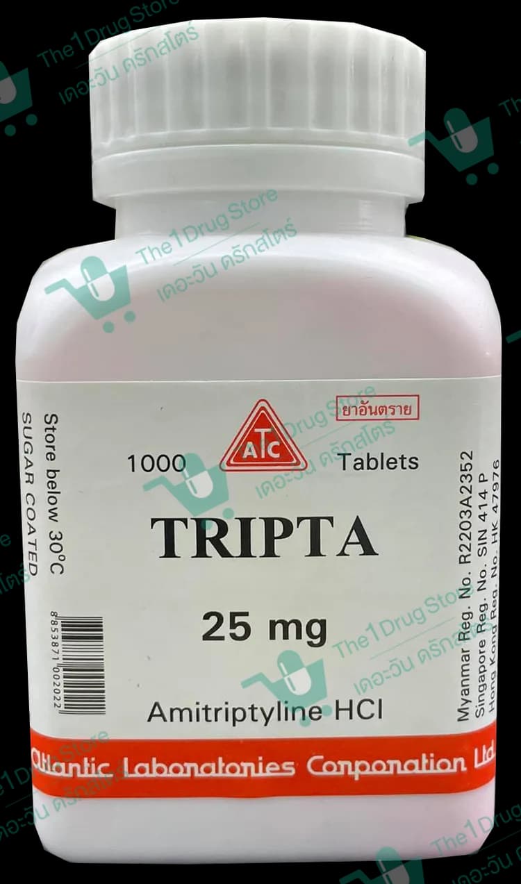 Tripta 25 mg. 1000's