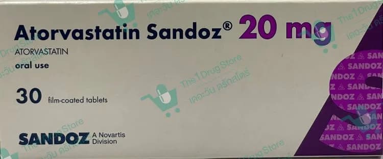 ATORVASTATIN SANDOZ.20MG  3x10'S @