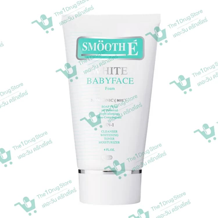Smooth E White Baby Face Foam 1OZ.