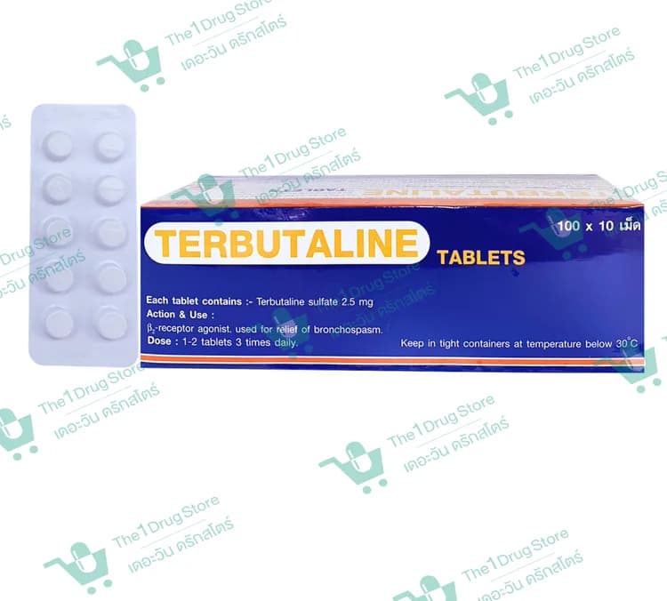 Terbutaline Tablets 100x10's