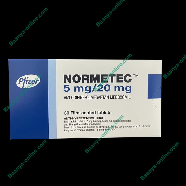 NORMETEC 5/20MG.10'S.