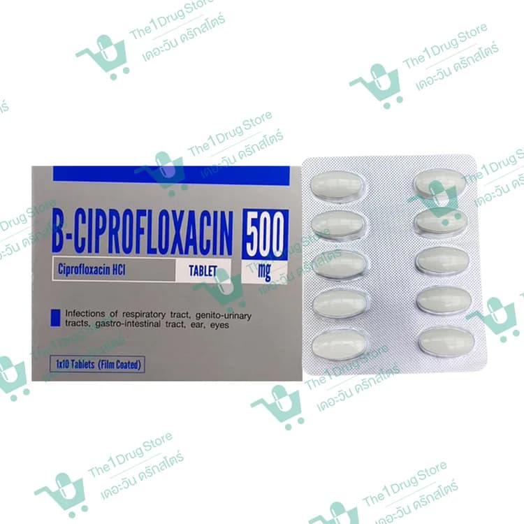 B-CIPROFLOXACIN 500MG 1X10'S