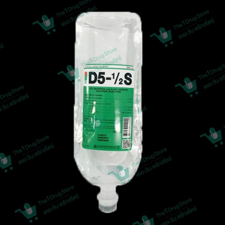D5-1/2S FOR INJ. 1000ML. (TNP)