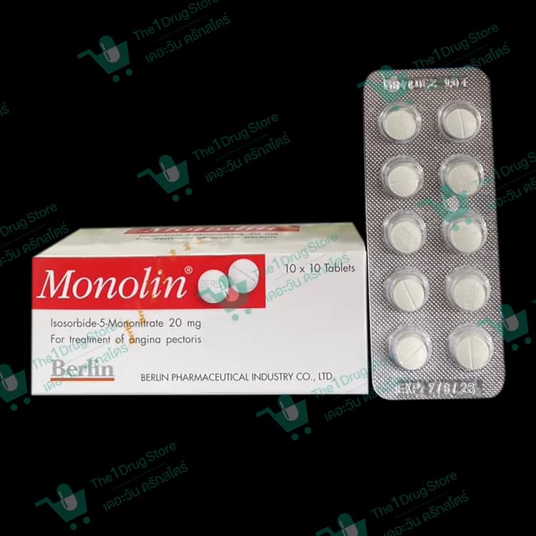 MONOLIN 20MG.10'S.