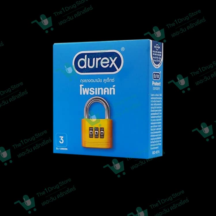 DUREX PROTECT 52.5 มม. 3ชิ้น