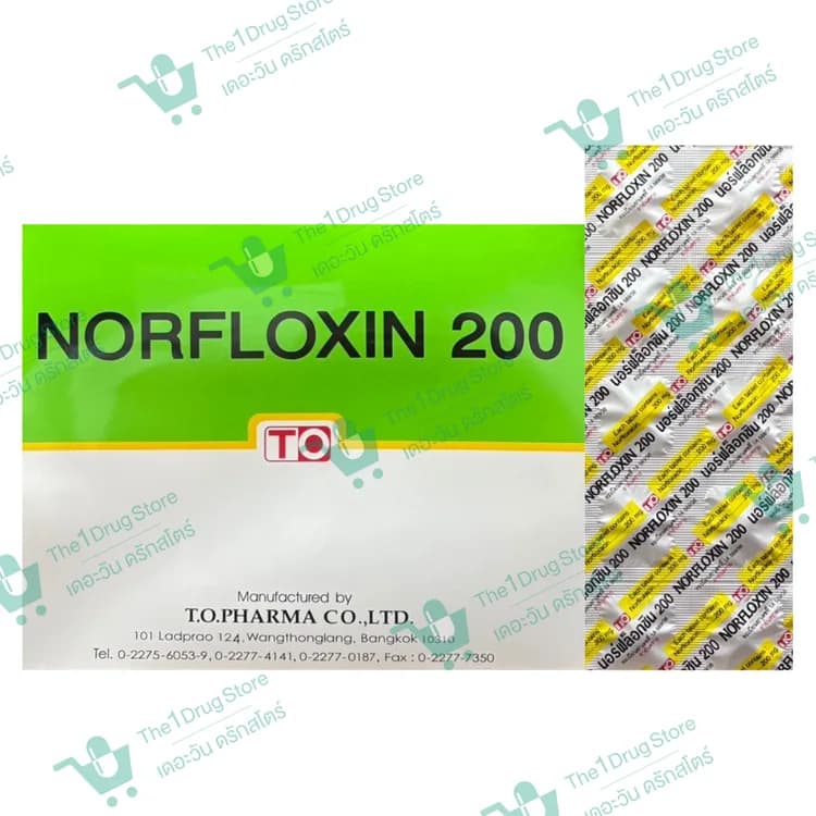 NORFLOXIN 200MG. 10'S